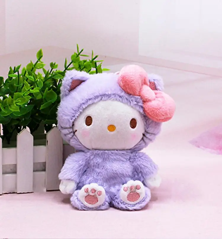 F Япония горячий стиль Saniro hellokitty Cinnamoroll Мелодия пудинг собака мягкие животные бинарная звезда подарок на день рождения спокойная кукла - Цвет: F