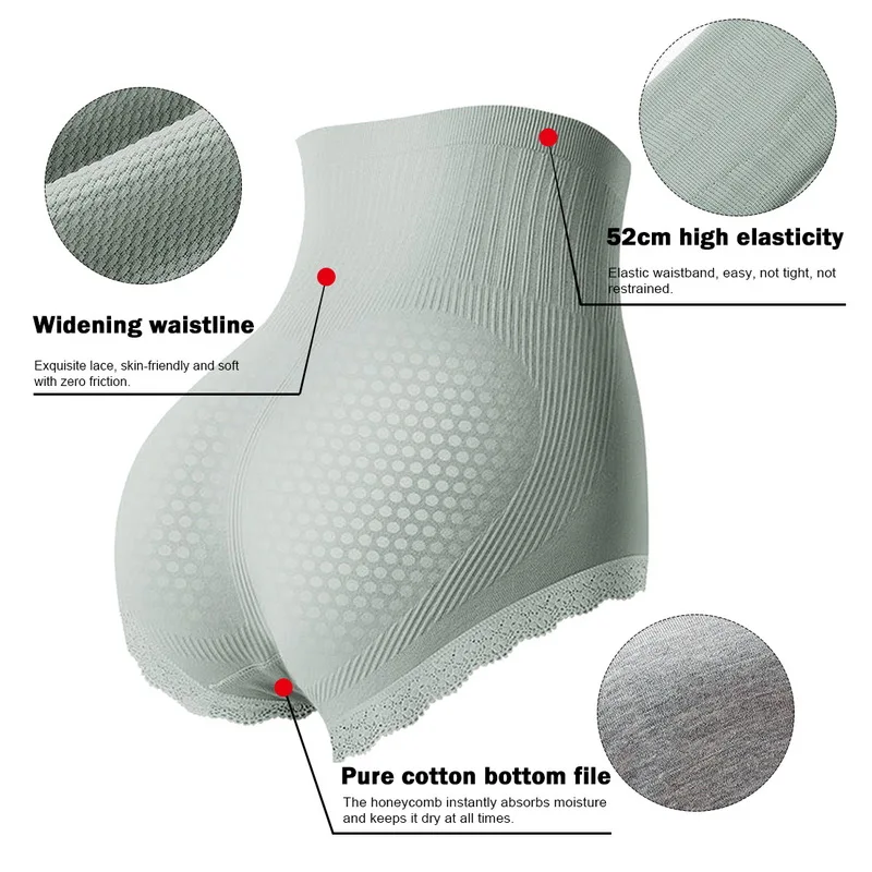 Для женщин трусики нижнее белье Бесшовные с высокой талией Нижнее сексуальные