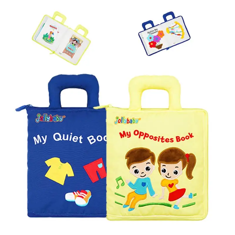 

Cloth Books 3D Toys for Kids 1 Year Old Baby Books Learning Education