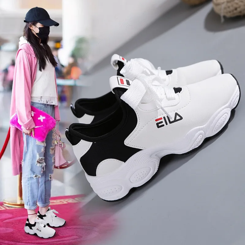 Women Comfortable Sneaker Shoes Pink Chunky Sneakers Platform Wedge Wedges Shoes for Women Zapatos De Mujer Casual Shoes