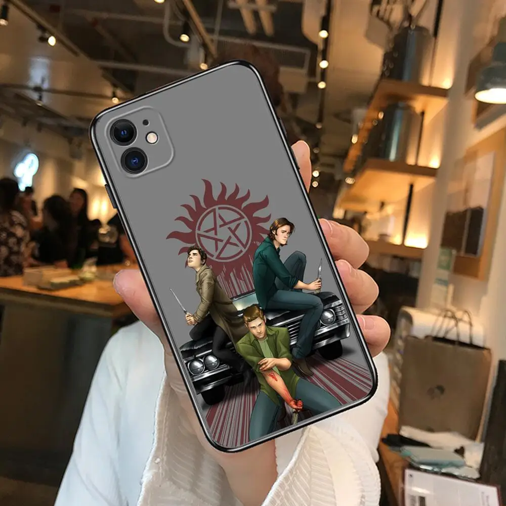 Сверхнатуральные Чехлы spdean N и Sam для iphone 11 Pro Max Чехол 12 8 PLUS 7 6S XR X XS mini mobile cel |