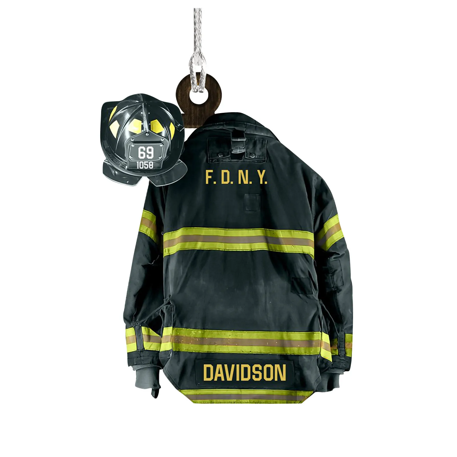 Креативная Подвеска для пальто пожарного автомобиля украшение рождественской