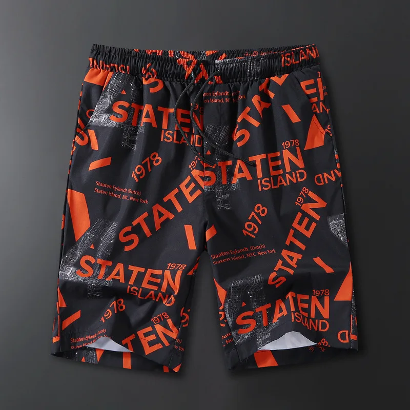 Новинка модные супер большие летние пляжные свободные шорты с цветочным принтом