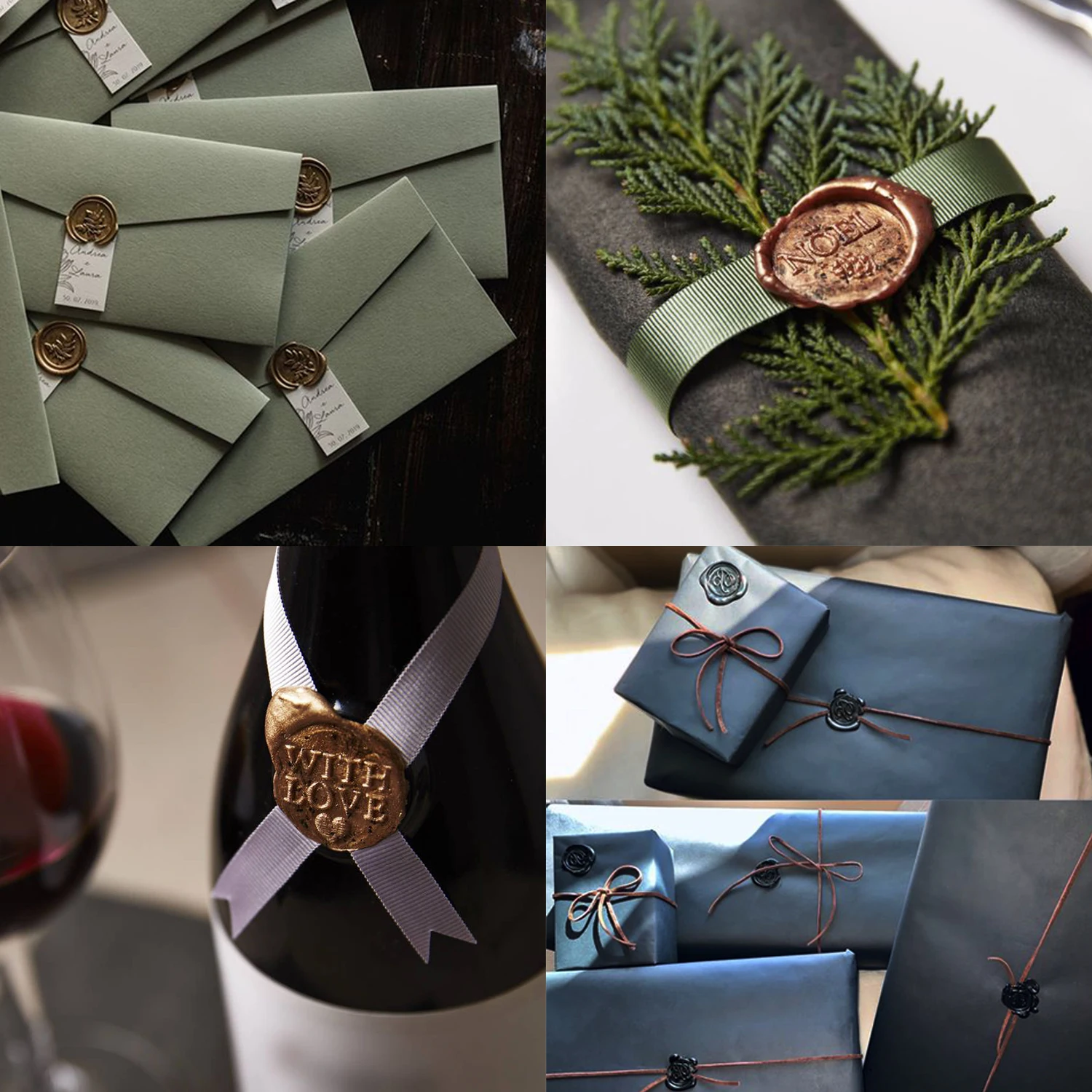 

Sealing Wax Seal 100pcs beans Stamp Beads for vintage craft Envelope Wedding Wax seal Ancient Sealing Wax stamp Making Tools