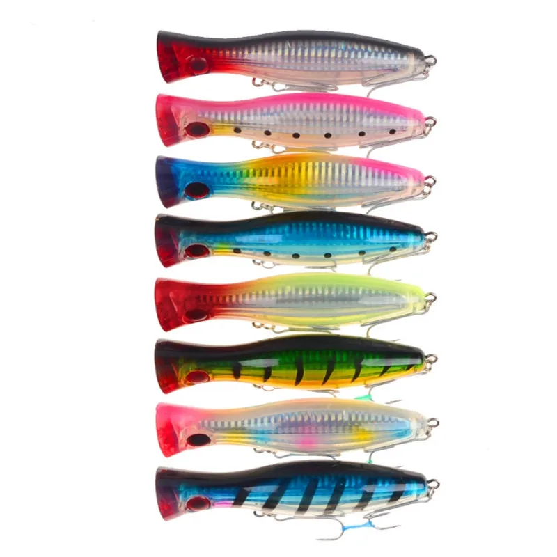 

1pcs 12cm 40g Big Popper Fishing Lure Crankbait Iscas Artificial Wobblers ABS Hard Bait Pesca Bass Carp Pike Fishing Tackle