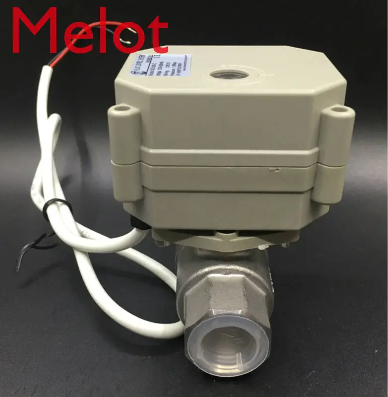 

TFM15-S2-C, новый 2-ходовой SS304 1/2 ''DN15 пропорциональный клапан 0-5 В, 0-10 В или 4-20мА DC9V-24V 5 проводов для контроля модуляции воды