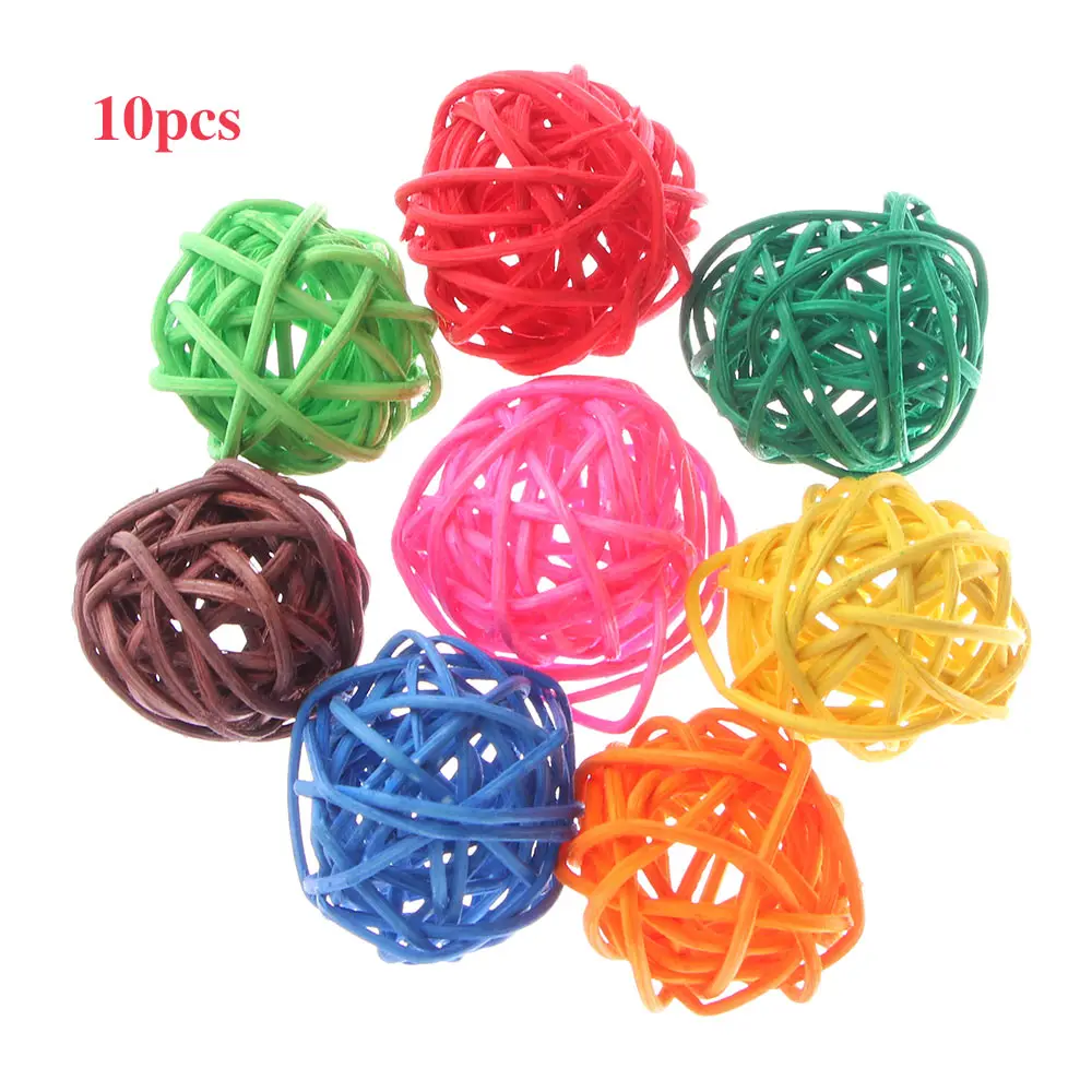 10PCS(3cm) 1 шт Свадебные украшения 10-30 см Летний праздничный свадебный декоративный венок гирлянда материал ротанг венок DIY ВЕНОК Вечерние - Цвет: 10PCS(3cm)