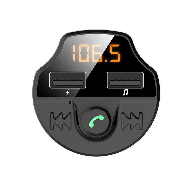 JaJaBor Bluetooth 5 0 автомобильный комплект Handsfree FM передатчик модулятор Hands Free музыка