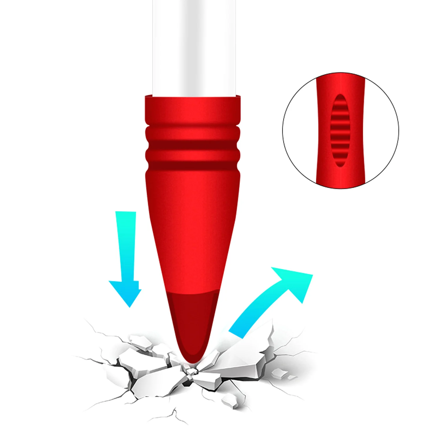 Силиконовая Защитная крышка набор перо Кабель-адаптер троса Карандаш