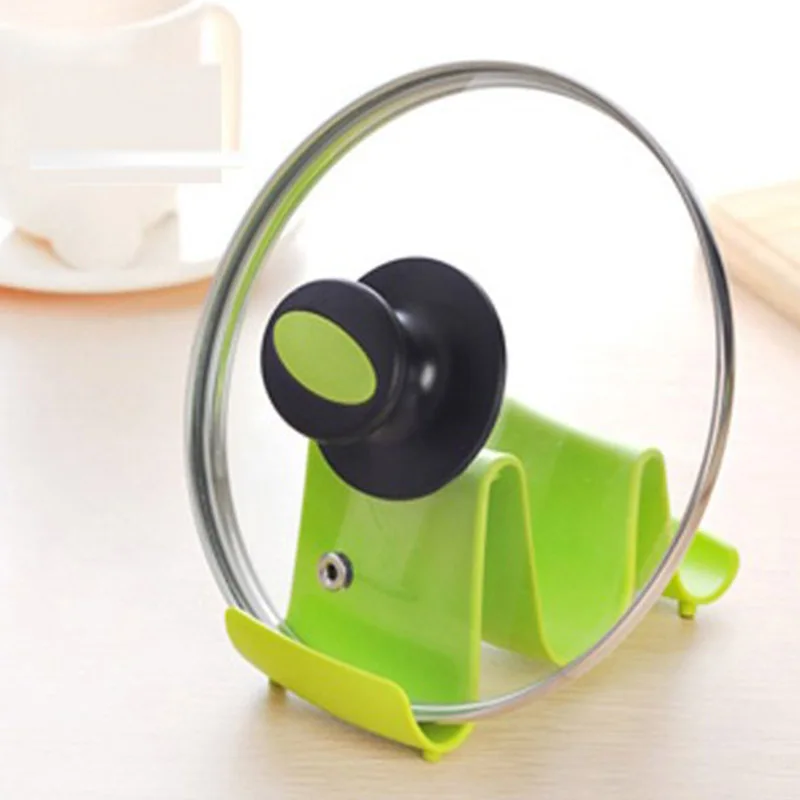 Кухня инструменты горшок крышкой полки стойка для хранения ложки дизайн в виде