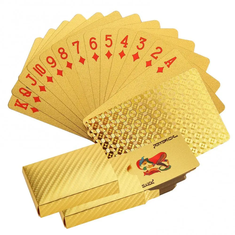 

1/2/4 террас, прочные Гибкие водонепроницаемые дизайнерские покерные игральные карты с узором для семейных игвечерние