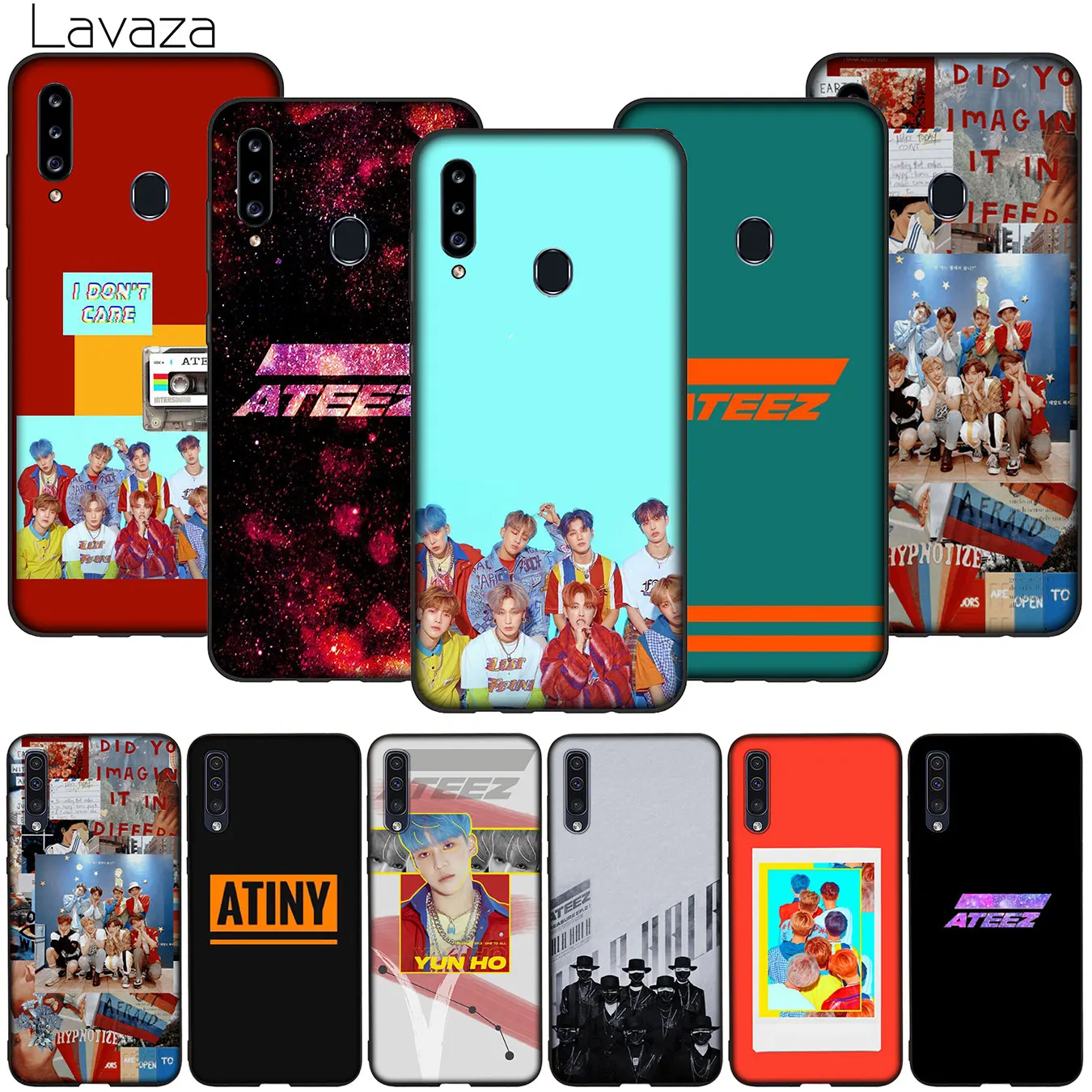 Мягкий силиконовый чехол KPOP ATEEZ для телефона Samsung Galaxy A9 A8 A7 A6 A2 J8 J7 Duo J6 J4 Prime Plus