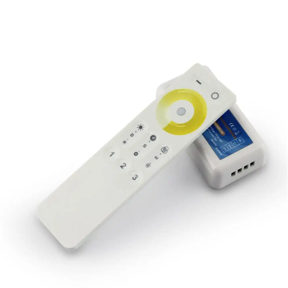 

2.4G 3 Zone Touch Remote dimmer Receiver Single Color/Color Temperature/RGB/RGBW/RGB CCT LED strip controller Set DC12V-24V