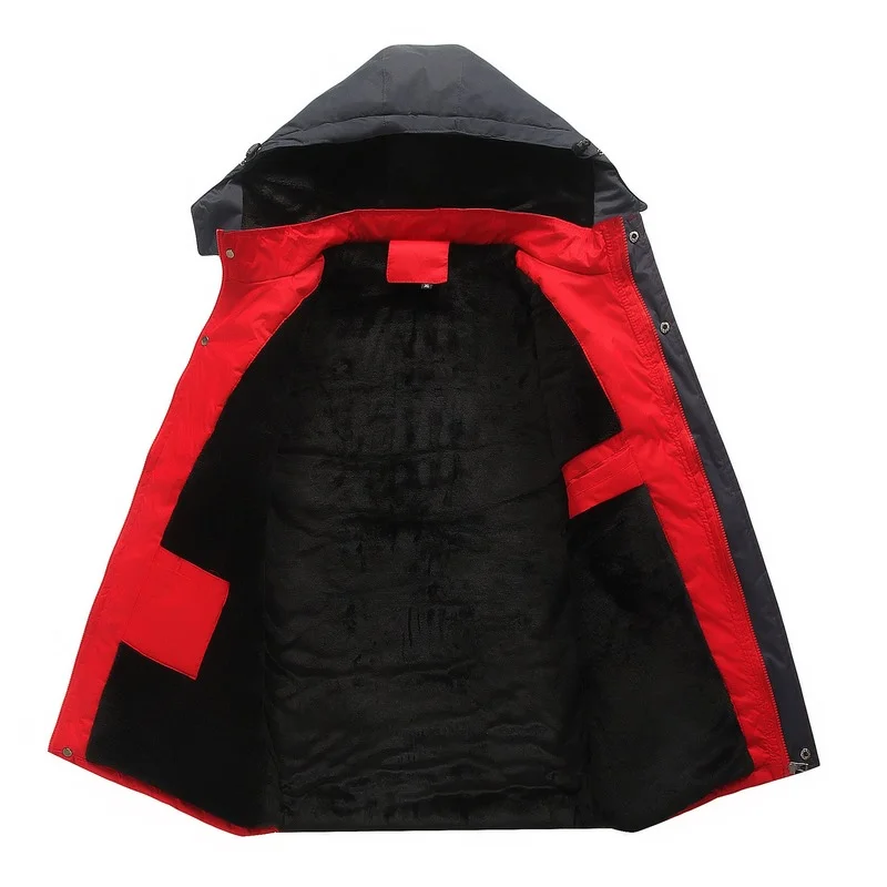 

NEW Jacket Men for ford Windbreaker Windproof Waterproof Thicken Fleece Outwear Outdoorsports Overcoat Hood Military Jackets
