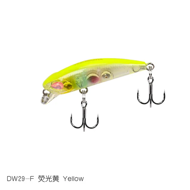 TSURINOYA DW29 мини приманка гольян 42 мм 2,8 г рыболовные жесткие приманки с подвижными стальными шариками Реалистичные 3D рыбные глаза - Цвет: DW29 F