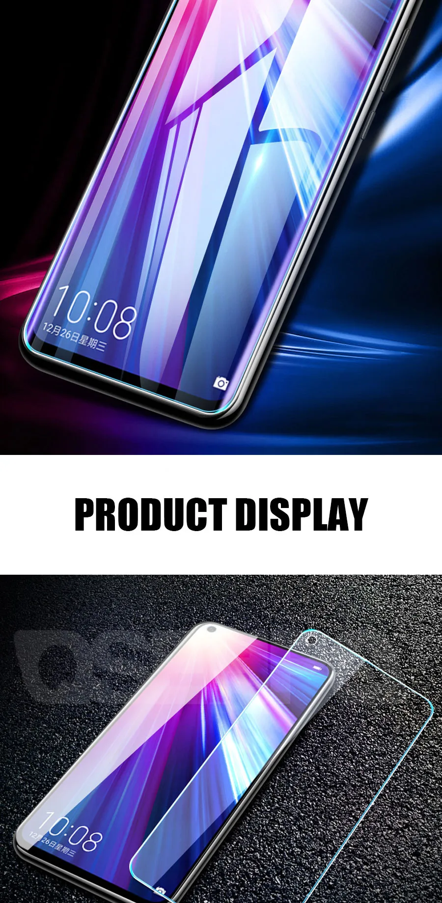 9H HD закаленное стекло для Honor 20 10 Lite V10 V20 8X Honor 9 8 Lite V9 Play Защитная пленка для экрана Защитный стеклянный чехол