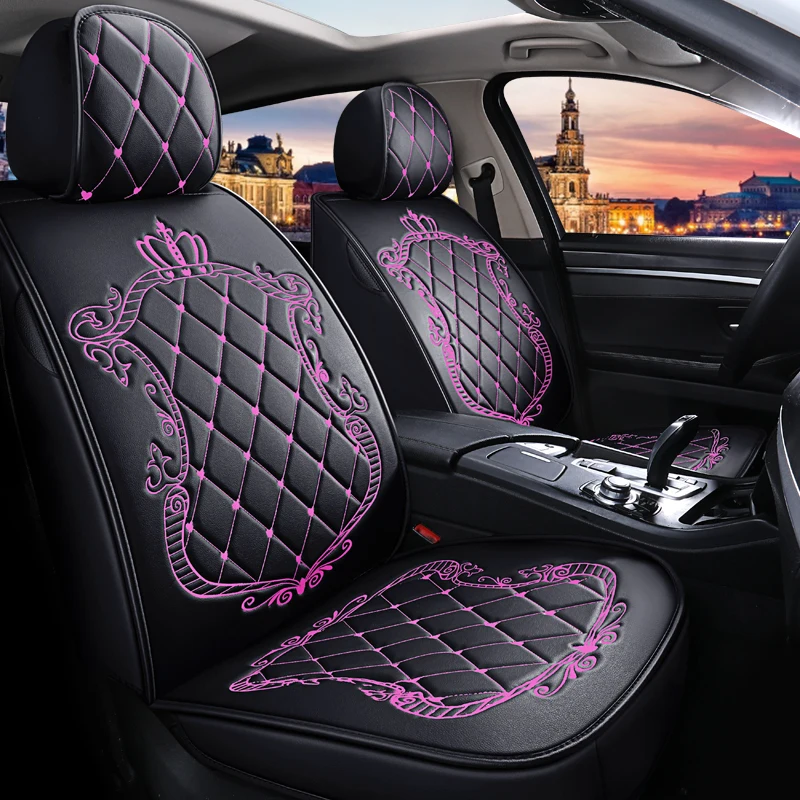 Универсальные автомобильные чехлы на сиденья для Toyota Corolla Camry Rav4 Auris Prius Yalis Avensis SUV