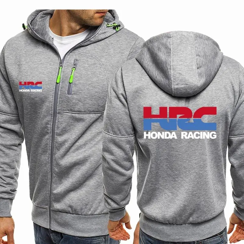 

NEW Jacket HRC Racing Men Print Casual Hip Hop Harajuku Long Sleeve Hooded Sweatshirts Zipper Hoodies Hoody