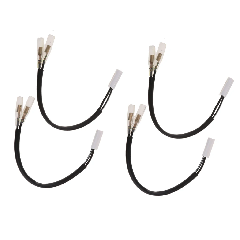 

4x Turn Signal Wiring Harness Connector Adapter Plug For Yamaha YZF