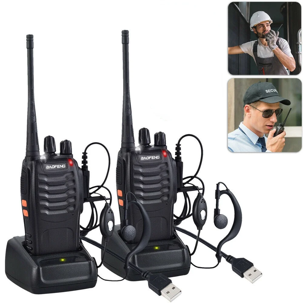 

2022.Wireless Walkie Talkie Handheld Intercom 5KM Two-way Radio Communicator for Hotel Construction Site Outdoor Sports Cycling