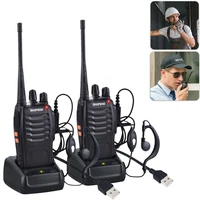 Wireless Walkie Talkie Handheld Intercom 5KM Two-way Radio Communicator for Hotel Construction Site Outdoor Sports Cycling