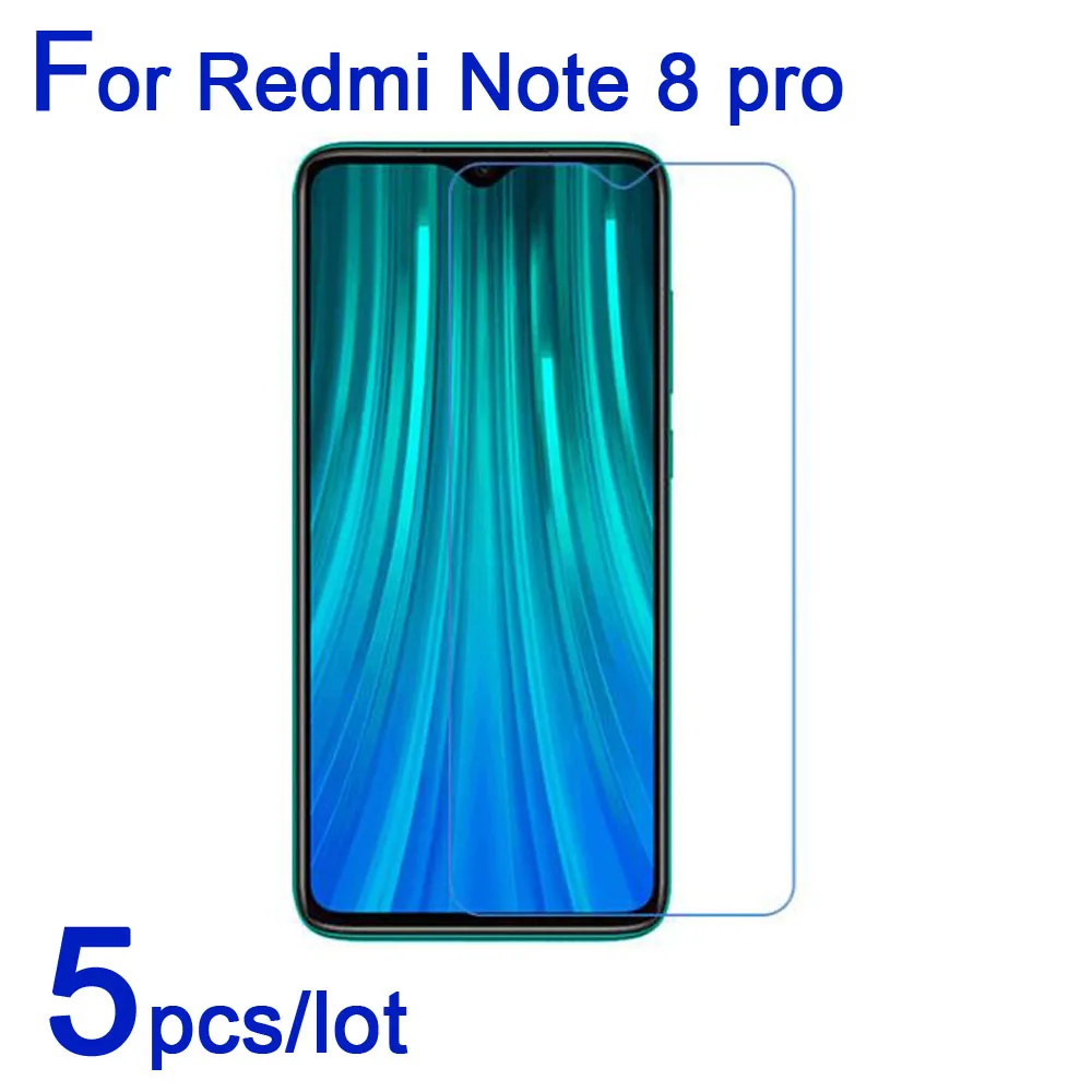 5 шт. защитные нанопленки для экрана телефона Redmi Note 8/8T|Защитные стёкла и плёнки