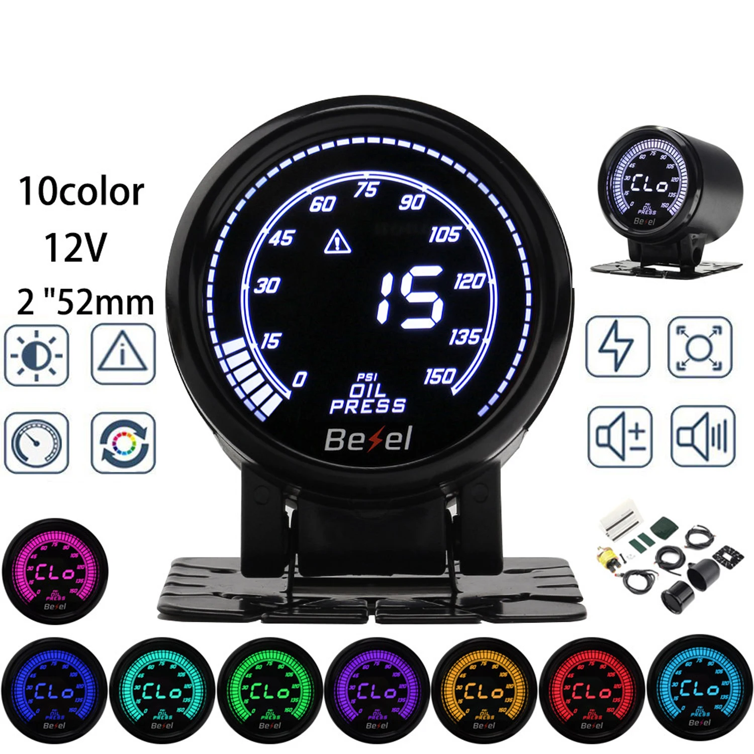 Измеритель давления 0 150psi в комплекте с монитором ДАТЧИК Pod 1/8NPT электрический