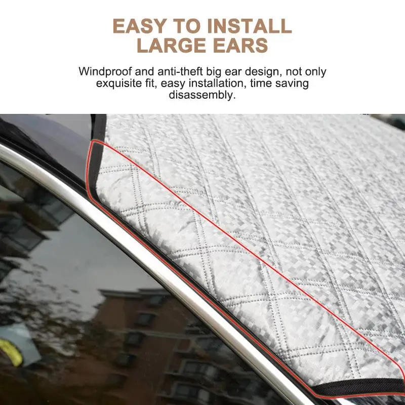 Портативный отражающий чехол на лобовое стекло автомобиля алюминиевая пленка