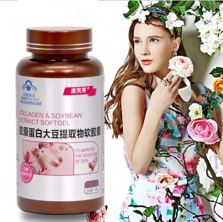 60 шт коллаген экстракт соевых бобов волос кожи ногтей суставов костей Применение