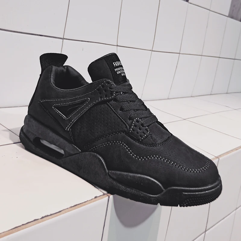 Basketball Shoes Men High-top Sports Air Cushion Jordan Mens Comfortable Breathable Retro Sneakers | Обувь