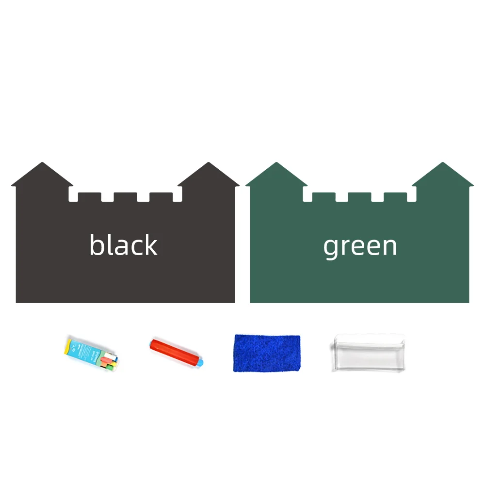 Уникальный Стикер на стену белый серый черный зеленый доска объявлений