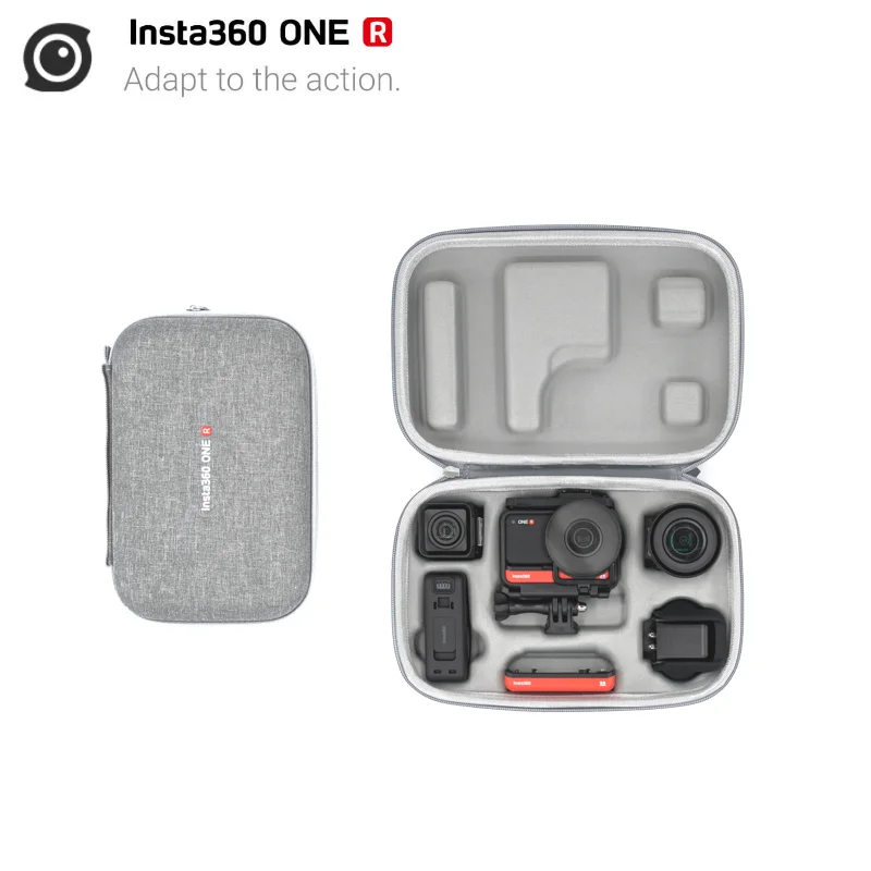 

Original Insta360 ONE R Carry Case Portable Bag Storage Handbag for Insta 360 ONE R 1-Inch Lens Battery Charger Accessories