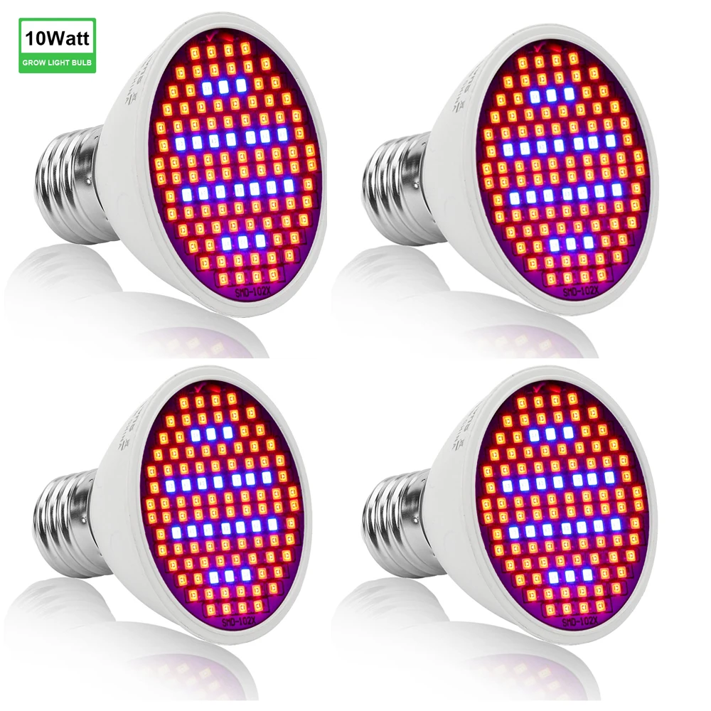 

Светодиодная фитолампа полного спектра для выращивания растений, лампа для гидропонных систем, цветов, семян, тент для выращивания растени...