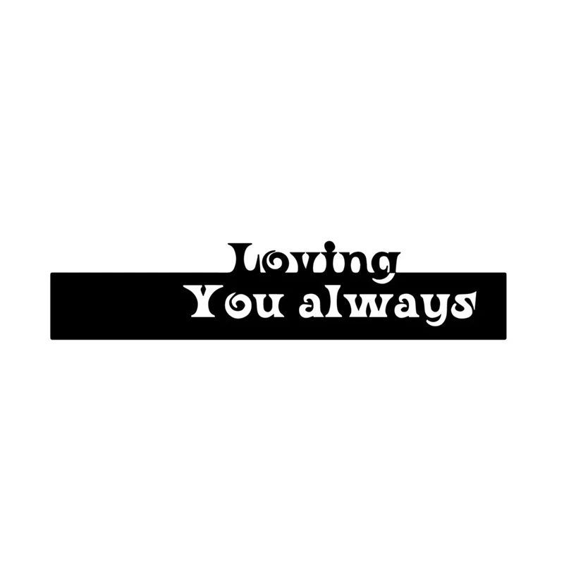 GJCrafts Loving You always украшение слова металлические Вырубные штампы новые 2019 для