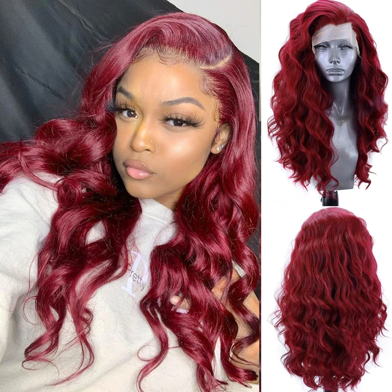 Парик с длинными волнистыми волосами термостойкий синтетический на