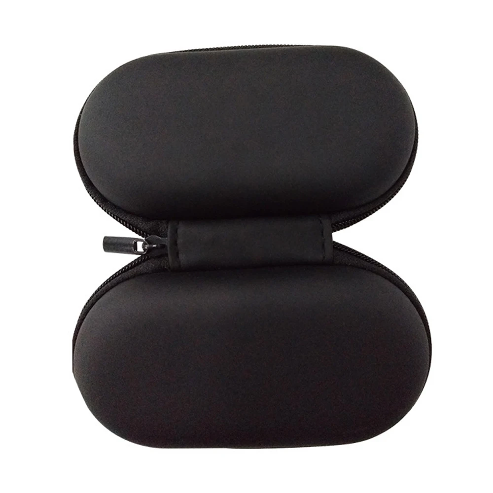 Портативный Овальный чехол для наушников сумка хранения usb-кабель держатель