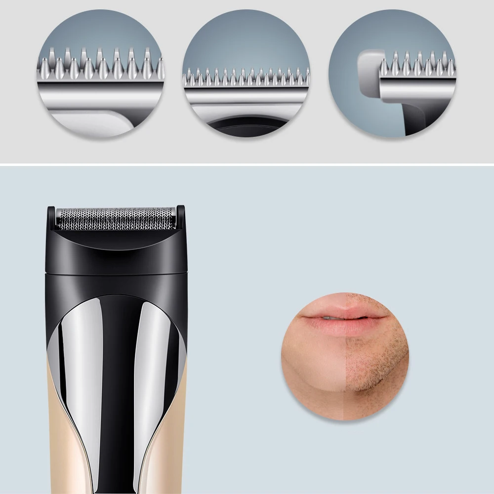 Professional 6 in 1 Rechargeable cordless Hair cutter Trimmer hair clipper adjustable cutting lever | Бытовая техника