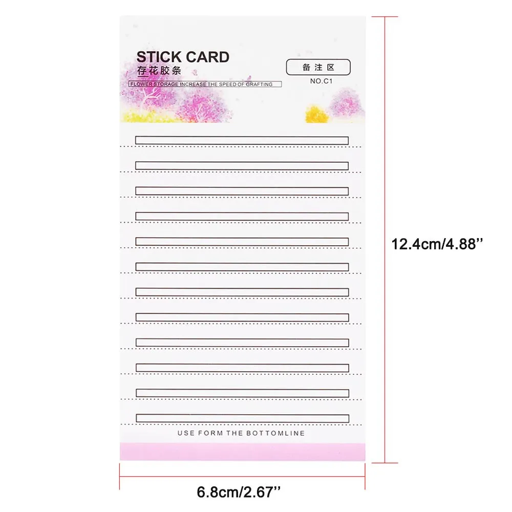 Палетка для наращивания ресниц 10 шт. готовых вееров клейкая лента объема