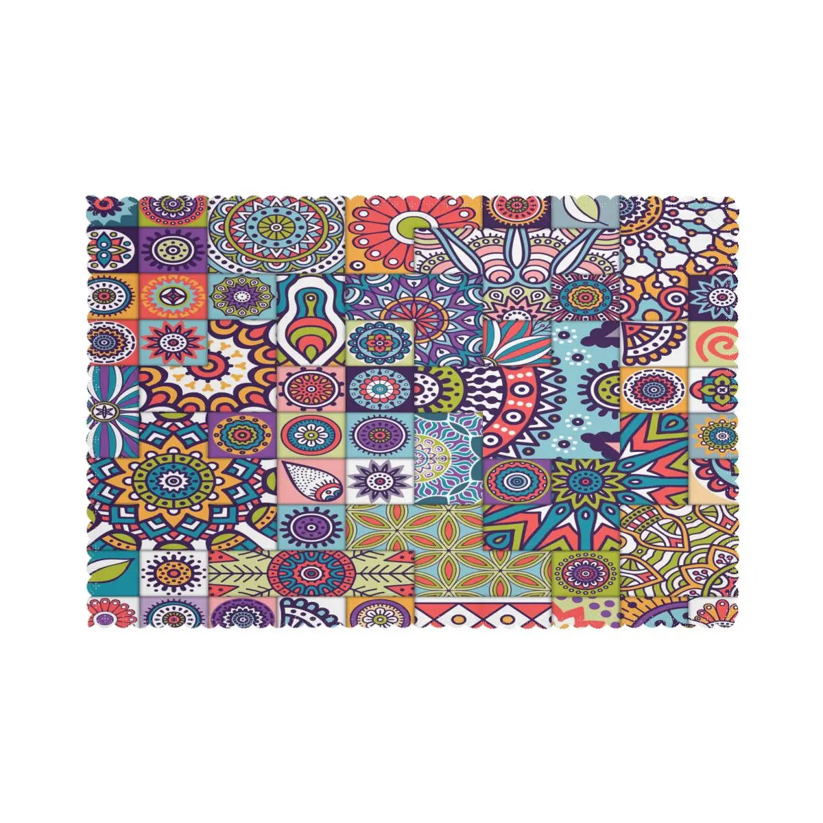 

6 шт., салфетки для стола, в этническом стиле