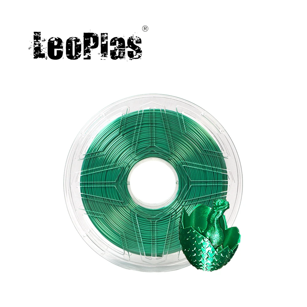 

LeoPlas 1.75mm Ultra Dark Emerald Green Silk PLA Filament 1kg For 3D Printer Pen Consumable Printing Supply Plastic Material