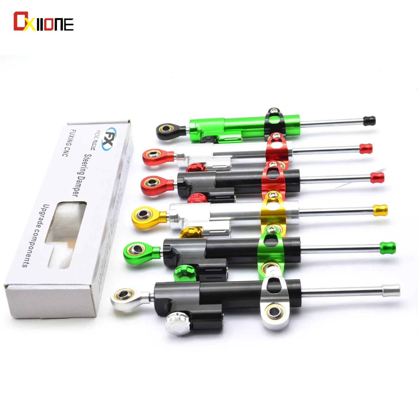 Алюминиевые аксессуары для мотоциклов 1 Комплект рулевой стабилизации демпфер