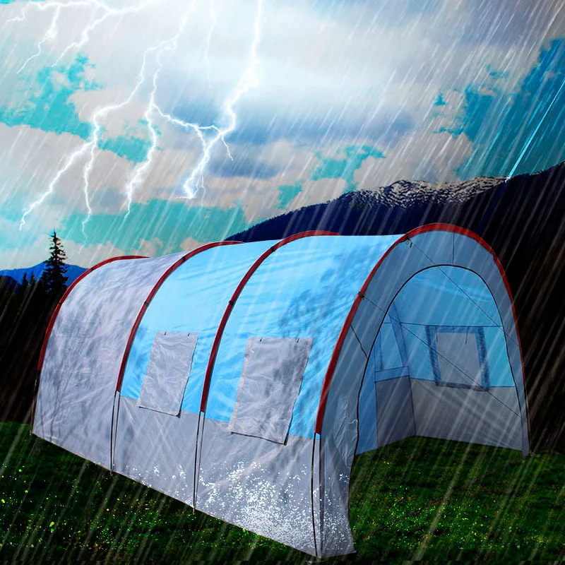 Большая семейная палатка на открытом воздухе Туризм вечеринках Теневой домик