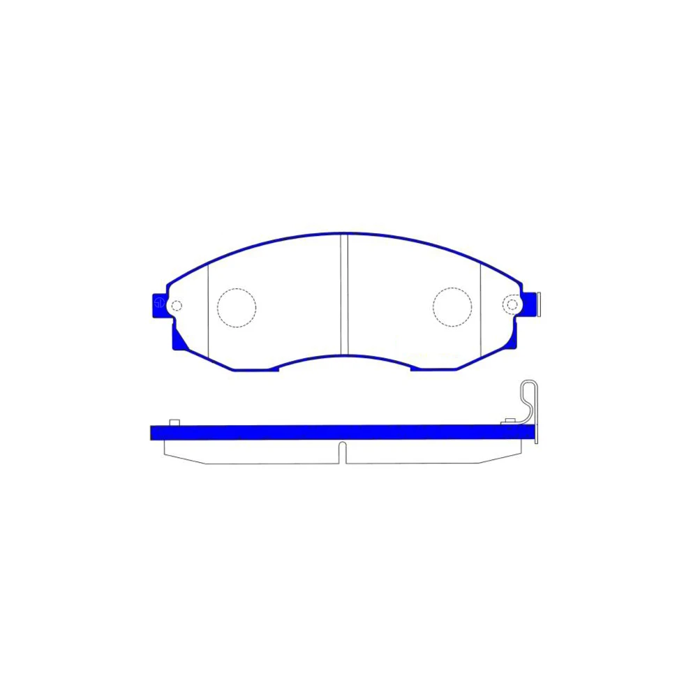 

Ceramics Brake pads for HYUNDAI Grandeur 92-98 car Parts Replacement 58115375A0