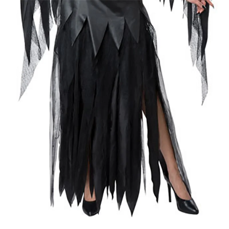 Новинка 2019 костюм для косплея Хэллоуина ролевых игр девушек Черный ангел