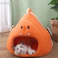 pet cave bed anti slip pet furniture cave pads dog house indoor for indoor cats and small dogs dog and cat