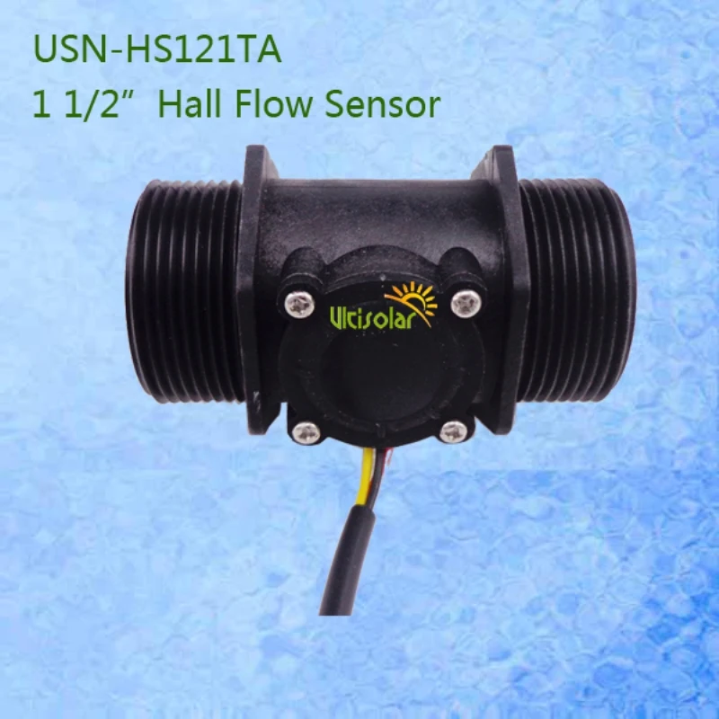 USN-HS121TA BSP 1 1/2 "Датчик потока воды с эффектом Холла 5-л/м Электрический расходомер