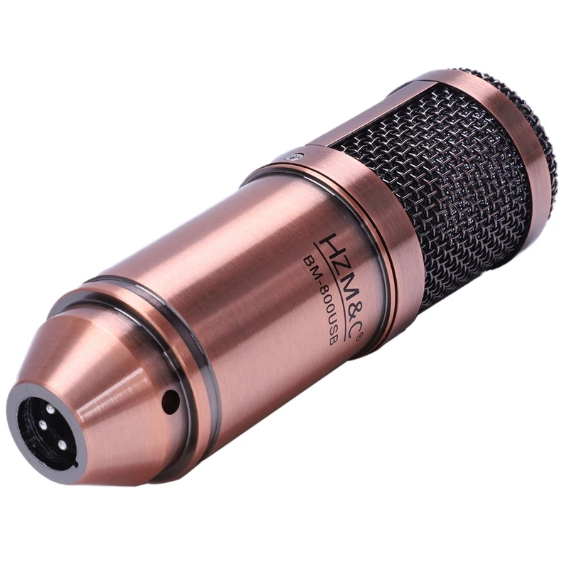 HZM&C Модернизированный Bm 800 Usb конденсаторный микрофон Студийный микрофон для компьютера записи караоке ПК