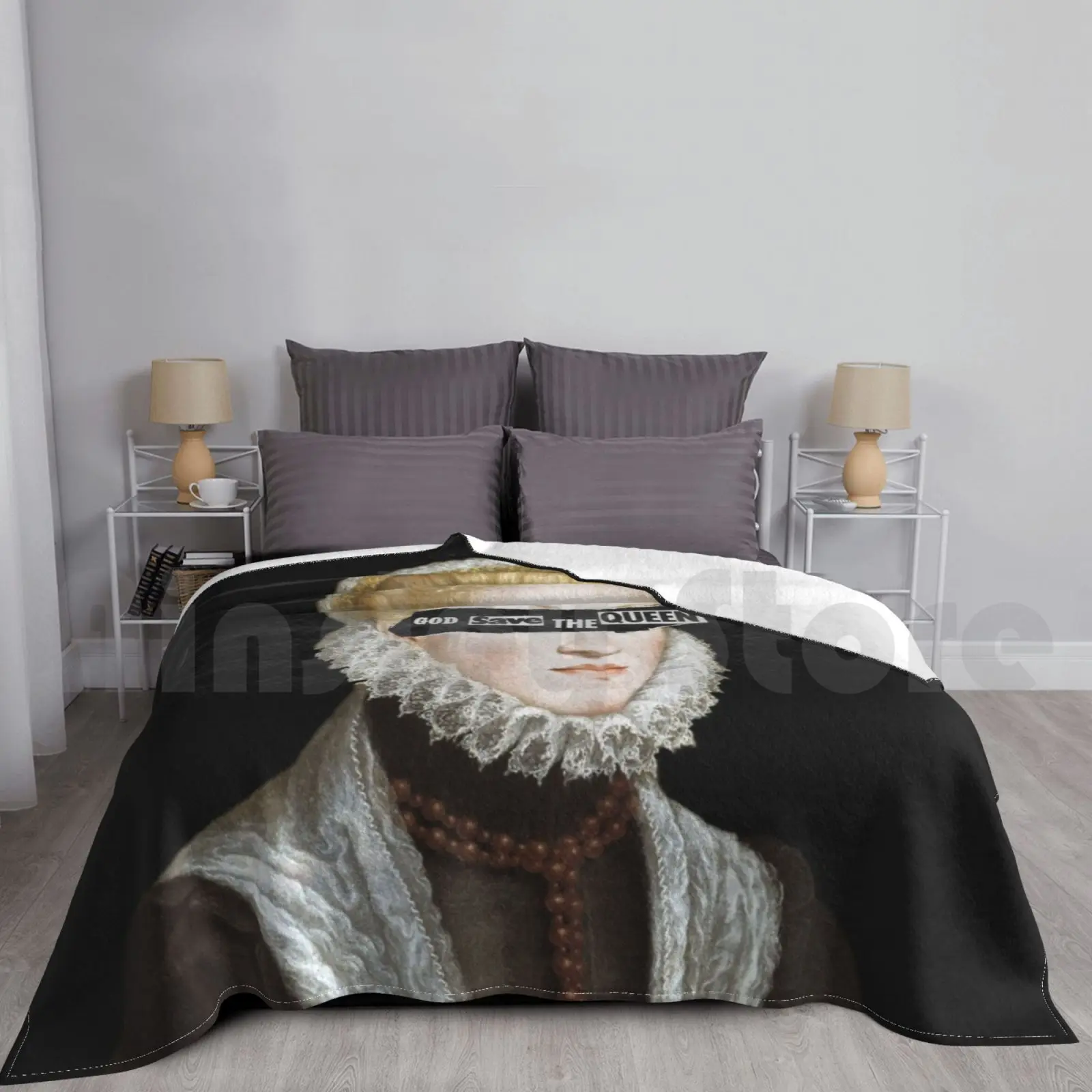 

Anna Of Austria , Queen Of Spain Blanket For Sofa Bed Travel History Spain Austria Queens Anne Of Austria
