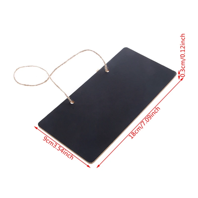 Деревянная мини доска маленькая подвесная для сообщений напоминаний меловая