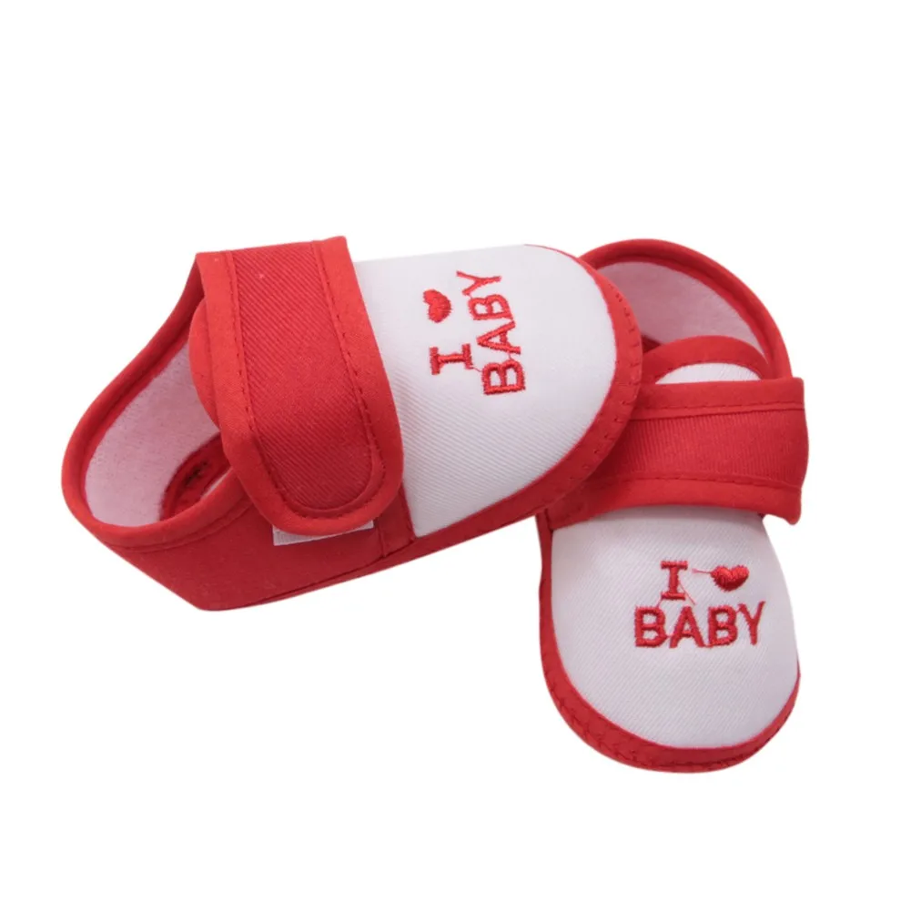 

2020 First Walkers Infant Baby Boy Girl Letter Pattern Soft Bottom Shoes Kids Prewalker Sneakers Shoes